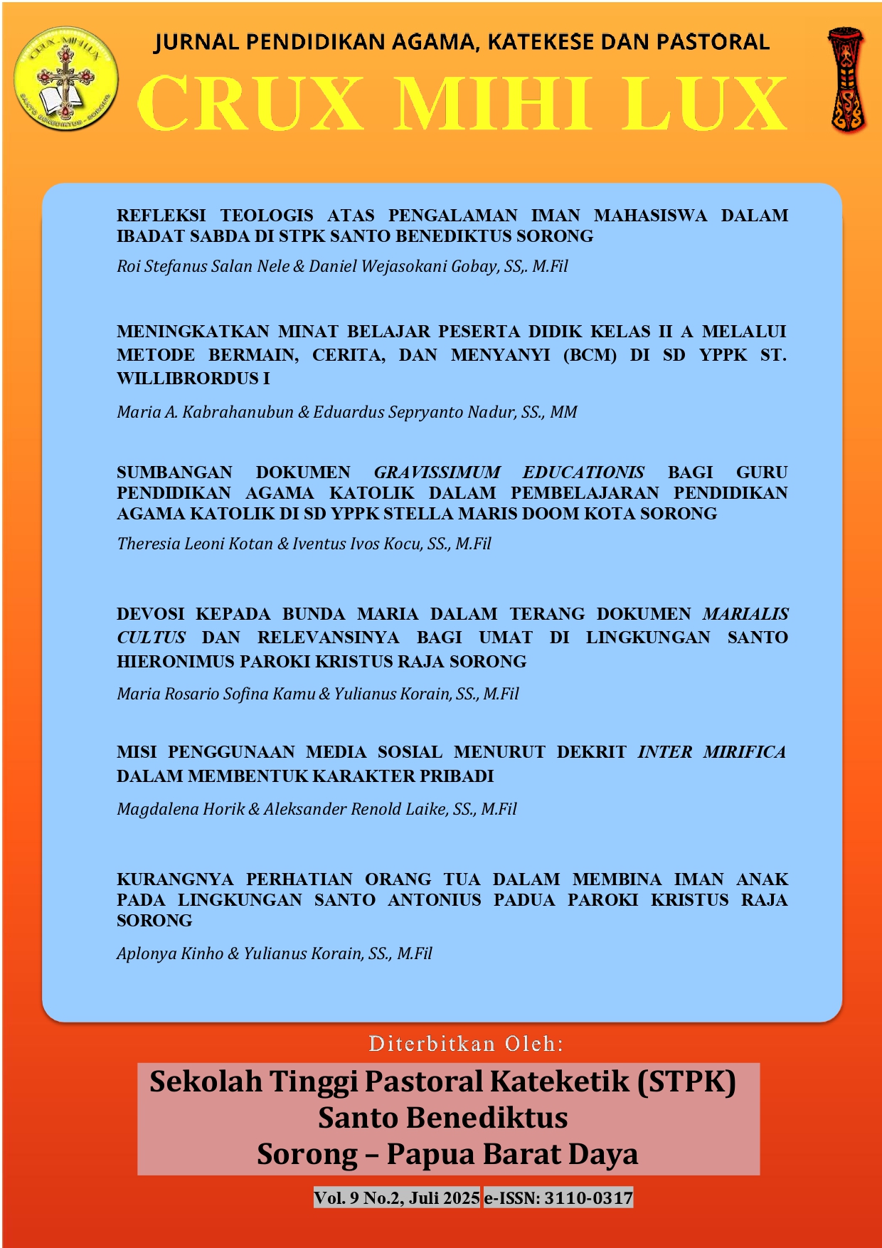 					View Vol. 9 No. 2 (2025): Juli 2025
				